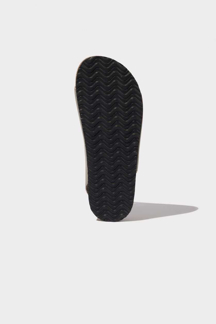 أولاد رمادي صندل بكعب مسطح