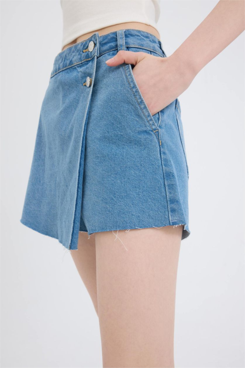 Әйелдерге Көк Шолақ шалбар