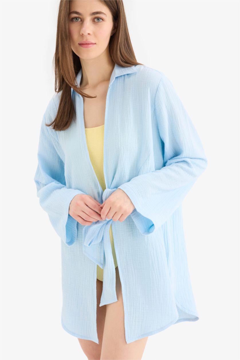 Әйелдерге Ашық Көк Fall in Love қалыпты пішім Жағажай киімі