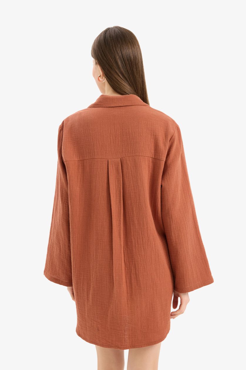 Әйелдерге Қоңыр Fall in Love қалыпты пішім Жағажай киімі