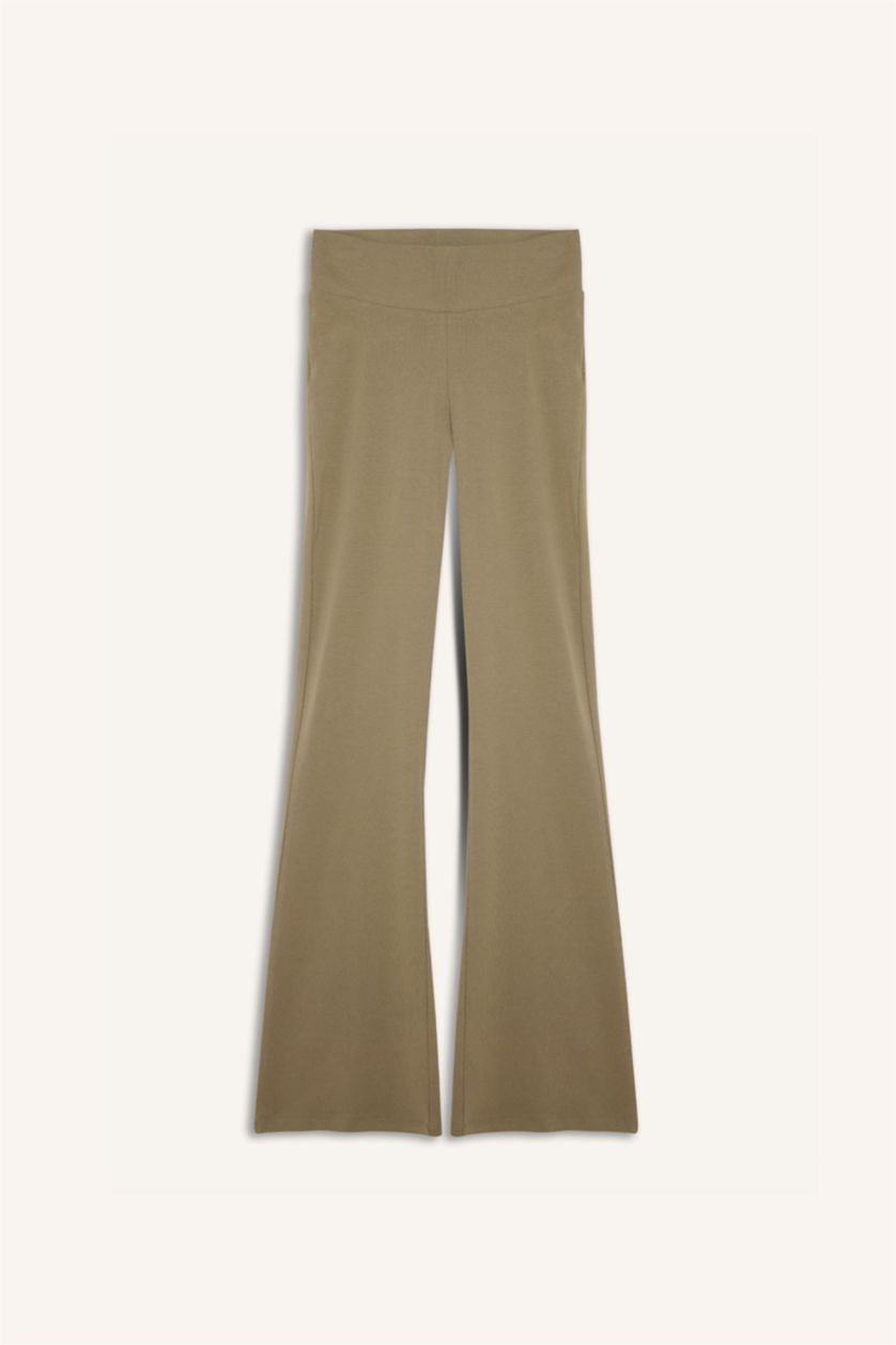 Әйелдерге Жеңіл хаки Coool кең балақты шалбар пішімі қабырға Шалбар