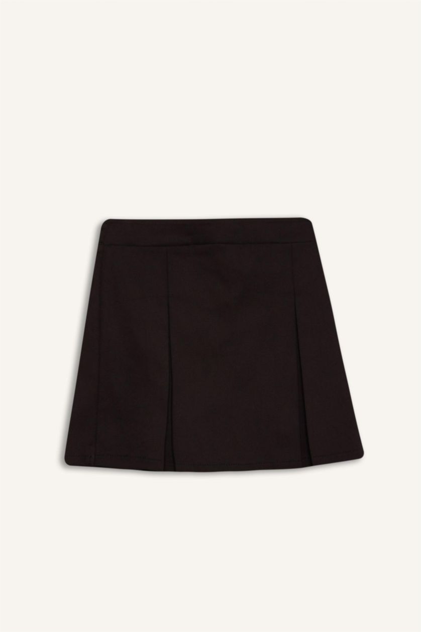 Girls & Teens Black Girl Basic Gabardine Skort