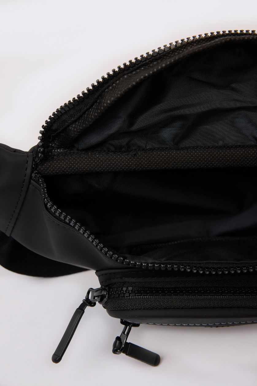 Erkek Siyah Erkek Suni Deri Bel Çantası