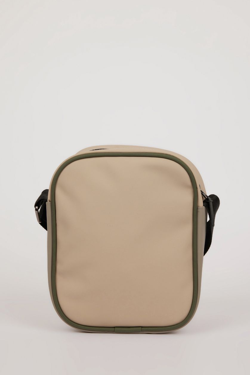 Erkek Bej Erkek Suni Deri Çapraz Çanta