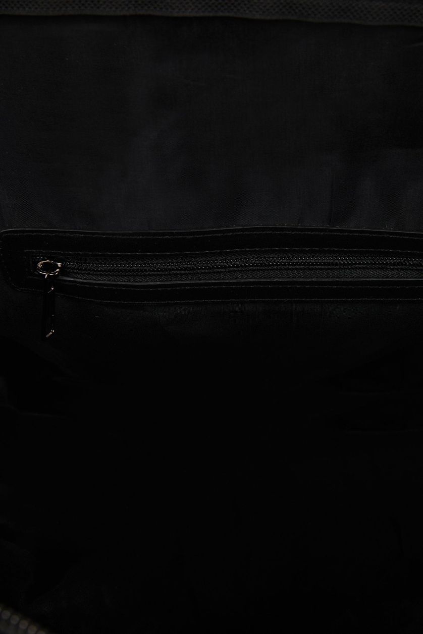 Мужчины Черный Спортивная сумка из искусственной кожи для мужчин