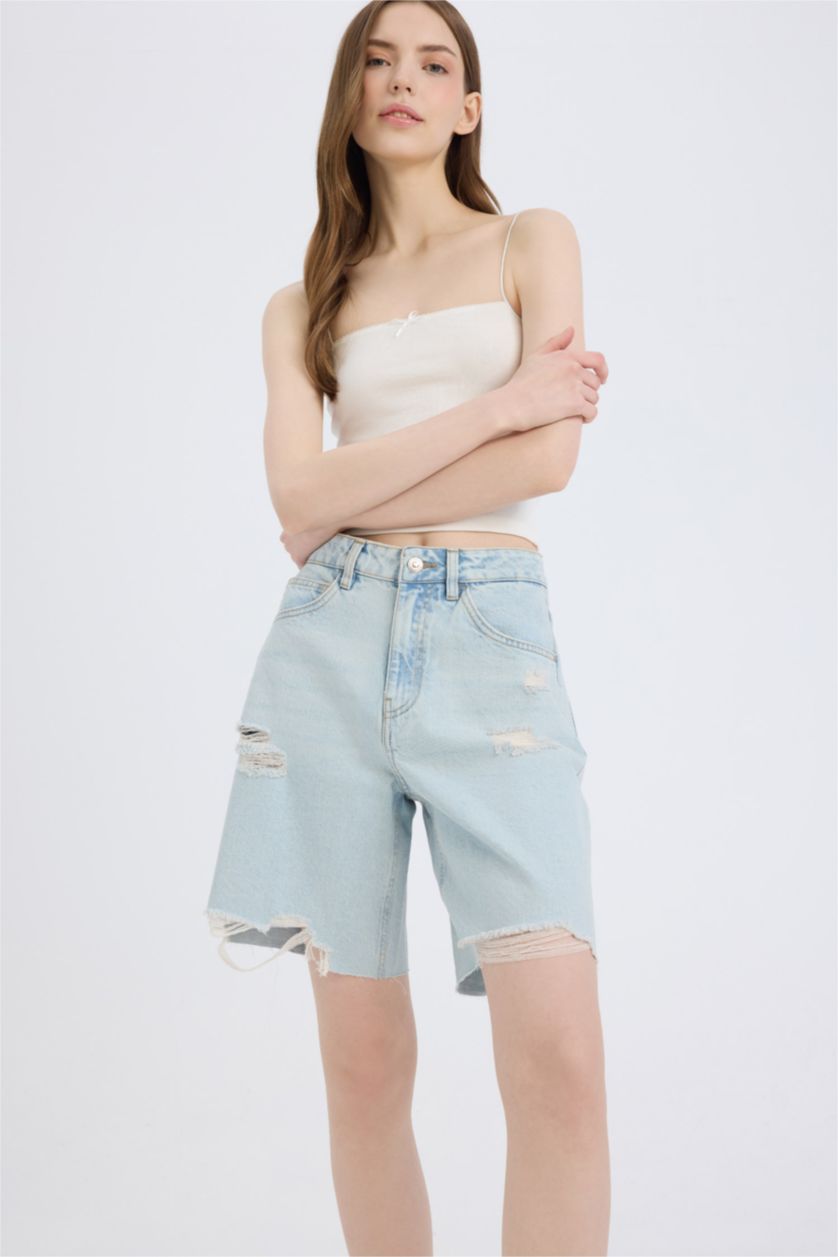 Әйелдерге Ашық Көк Бермуда