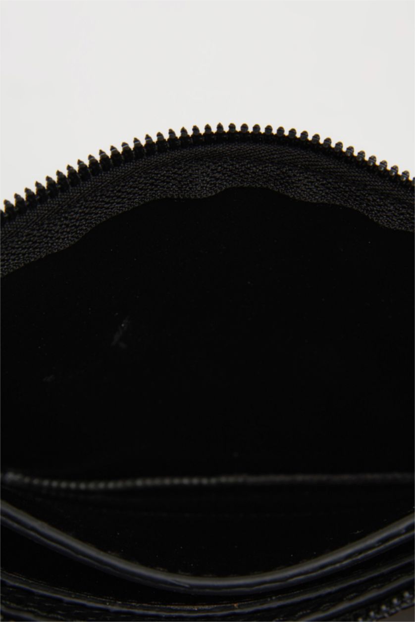 Әйелдерге қара Әйелдерге полиуретан иық сөмкесі