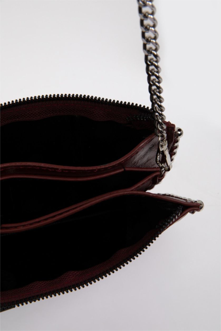 نساء خمري حقيبة كروس بودي