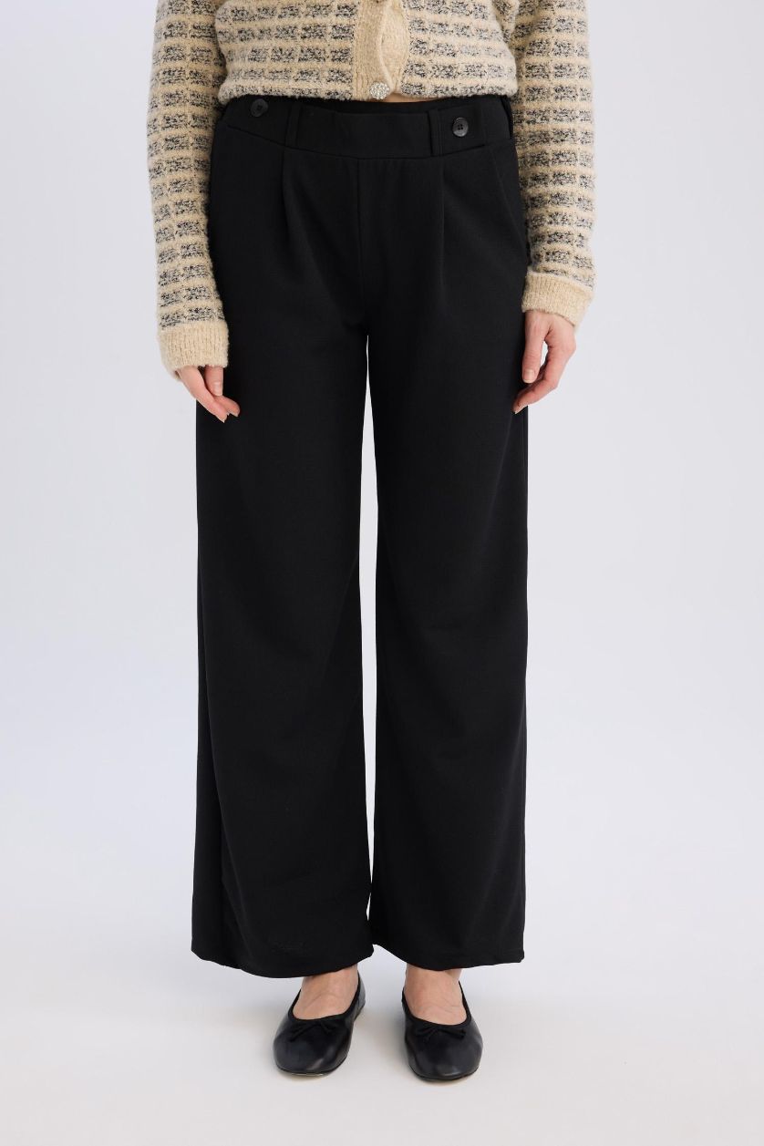 نساء أسود سروال