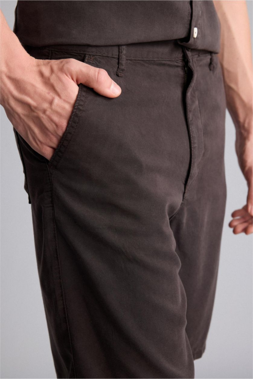 Man Dark Brown Relax Fit Sensual