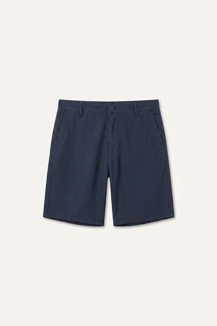MAN NAVY Relax Fit Flowy Fabric Shorts