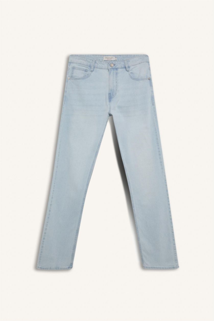 MAN Ice Blue Sergio Regular Fit Normal Waist Straight Leg Jeans