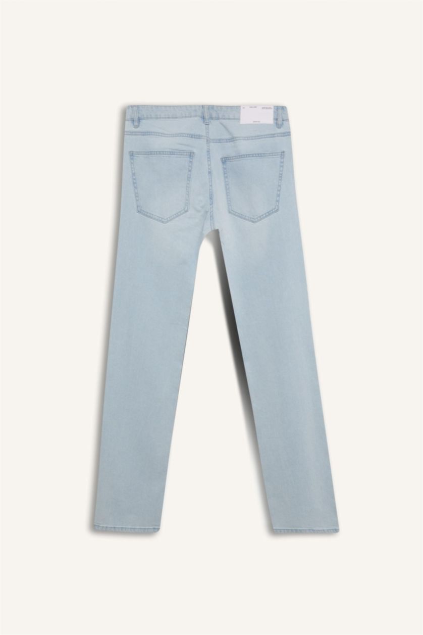 MAN Ice Blue Sergio Regular Fit Normal Waist Straight Leg Jeans