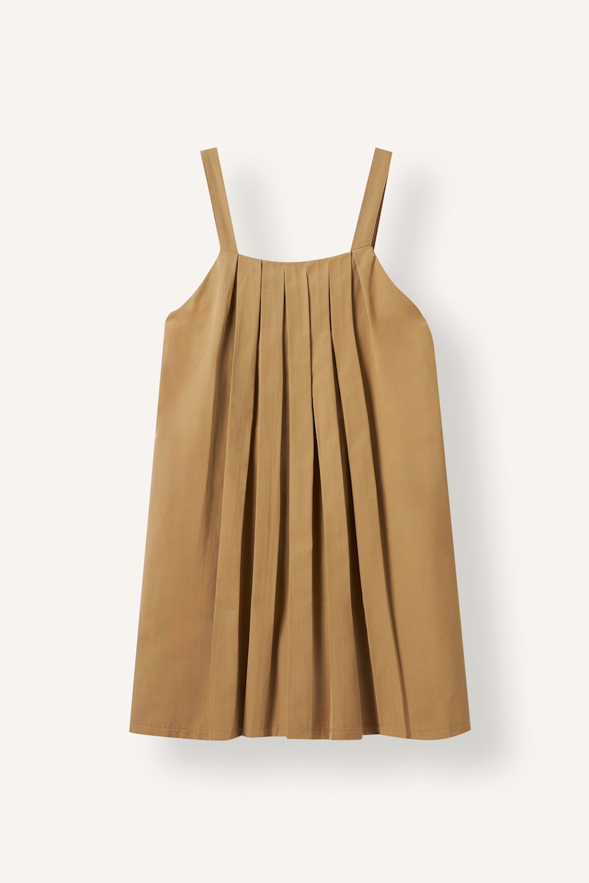 بنات فيزوني داكن Sleeveless Woven Dress
