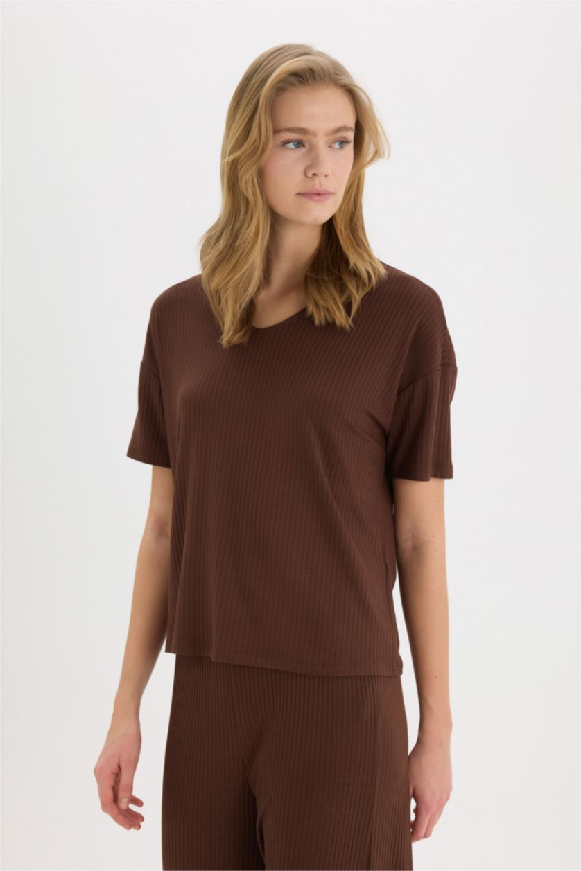 WOMAN Brown 2 piece Regular Fit Set