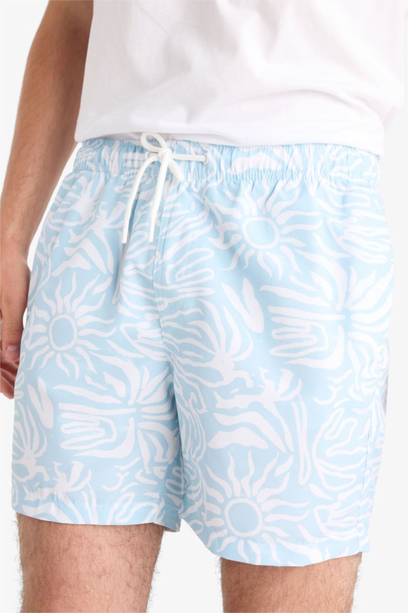 HOMME Bleu Short De Bain Tissé