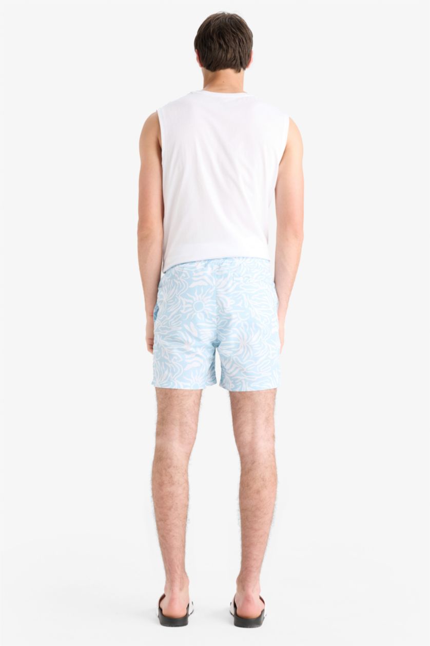 HOMME Bleu Short De Bain Tissé