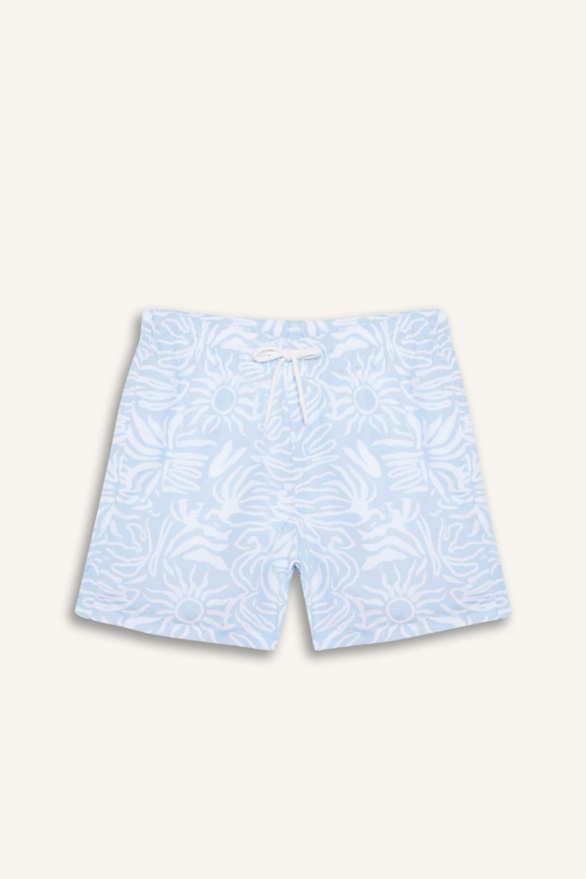 HOMME Bleu Short De Bain Tissé
