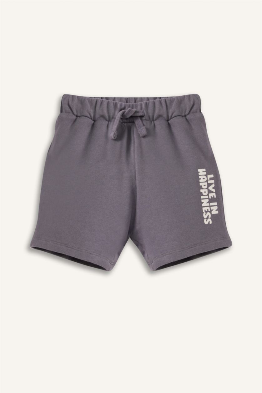 Малыши мальчики Серый Печатные Мальчиковые Шорты на резинке