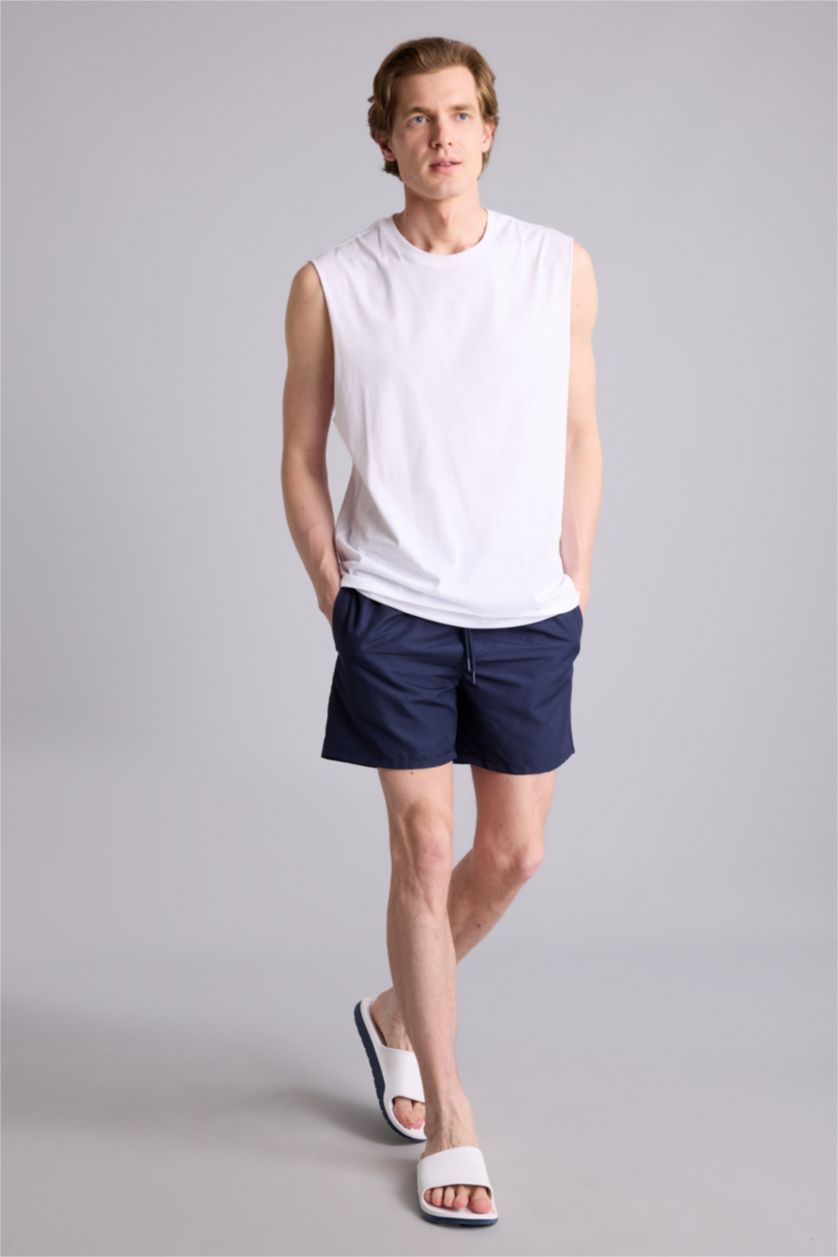 Erkek Lacivert Kısa Boy