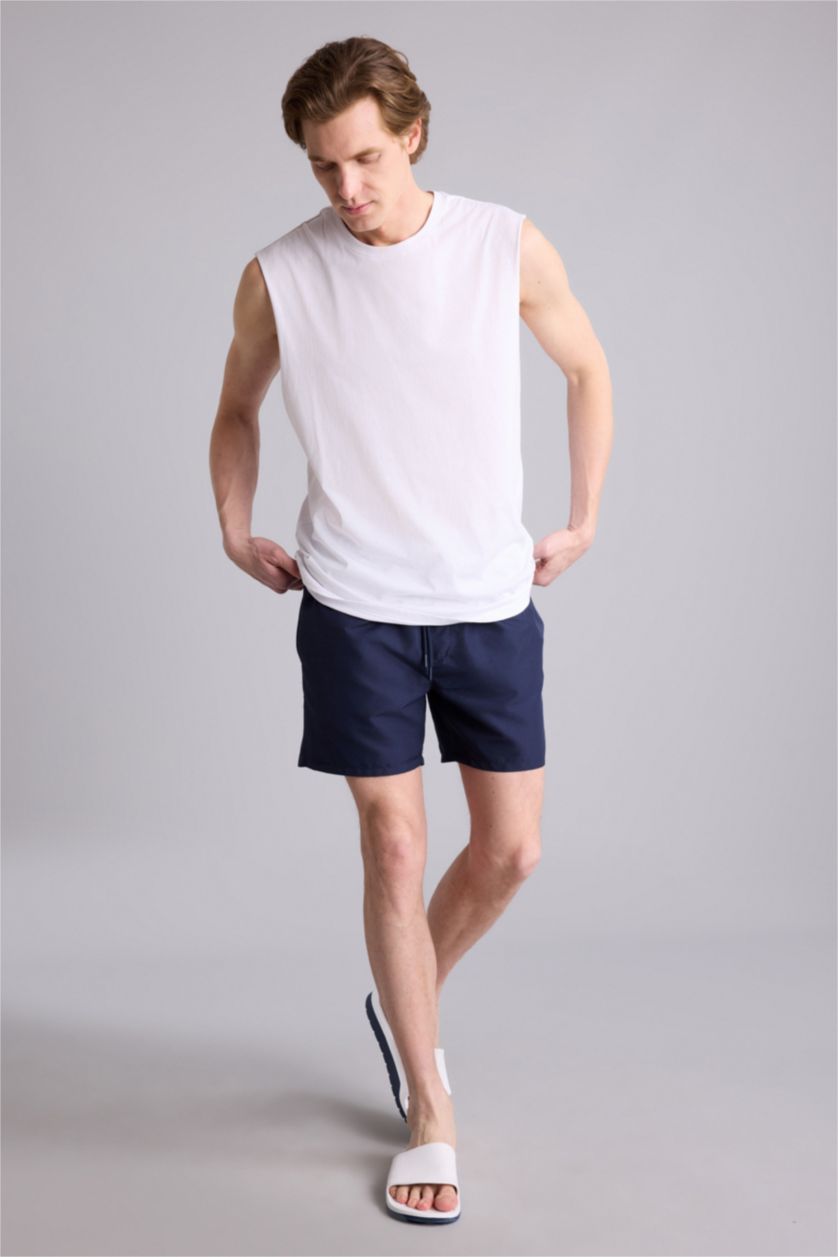 Erkek Lacivert Kısa Boy