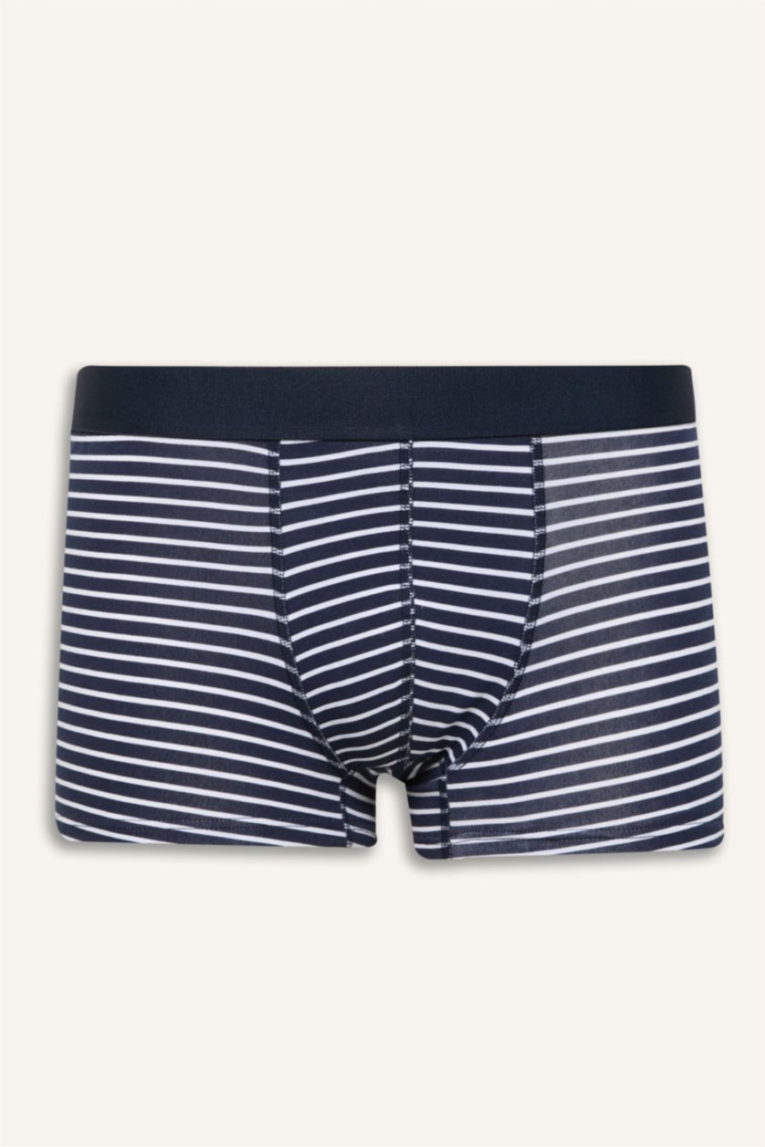 Erkek Lacivert Regular Fit 3'lü Boxer