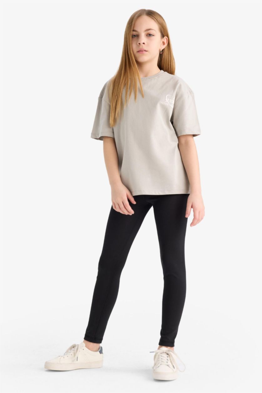 Young Girls - Teen Girls Black Girl Standart Leggings