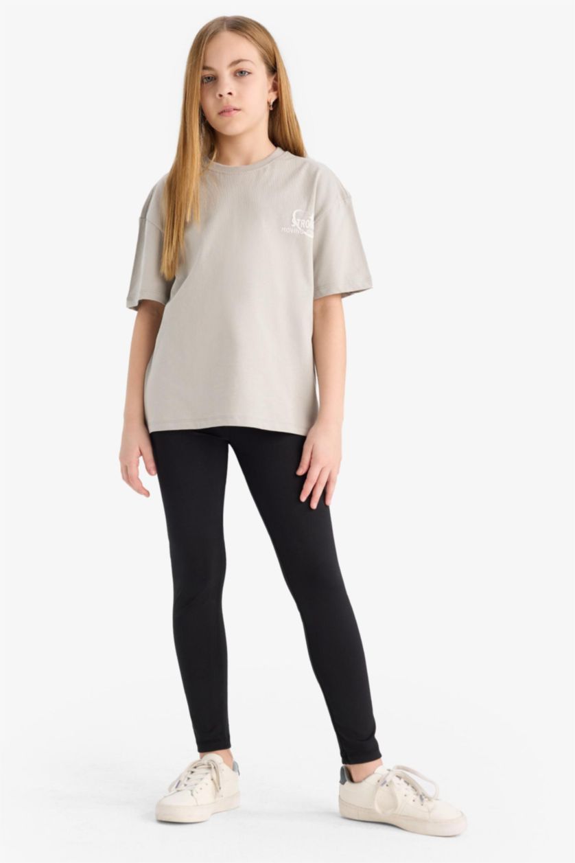 Young Girls - Teen Girls Black Girl Standart Leggings