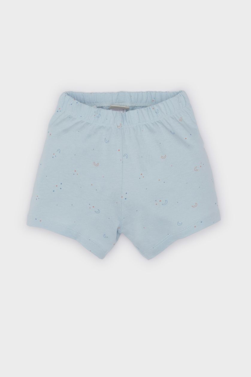 مولود ذكر أزرق فاتح بيجامة من قطعتين