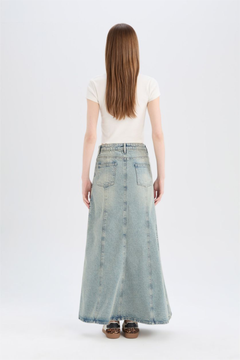 WOMAN Blue Long Fit Extra Long Lenght