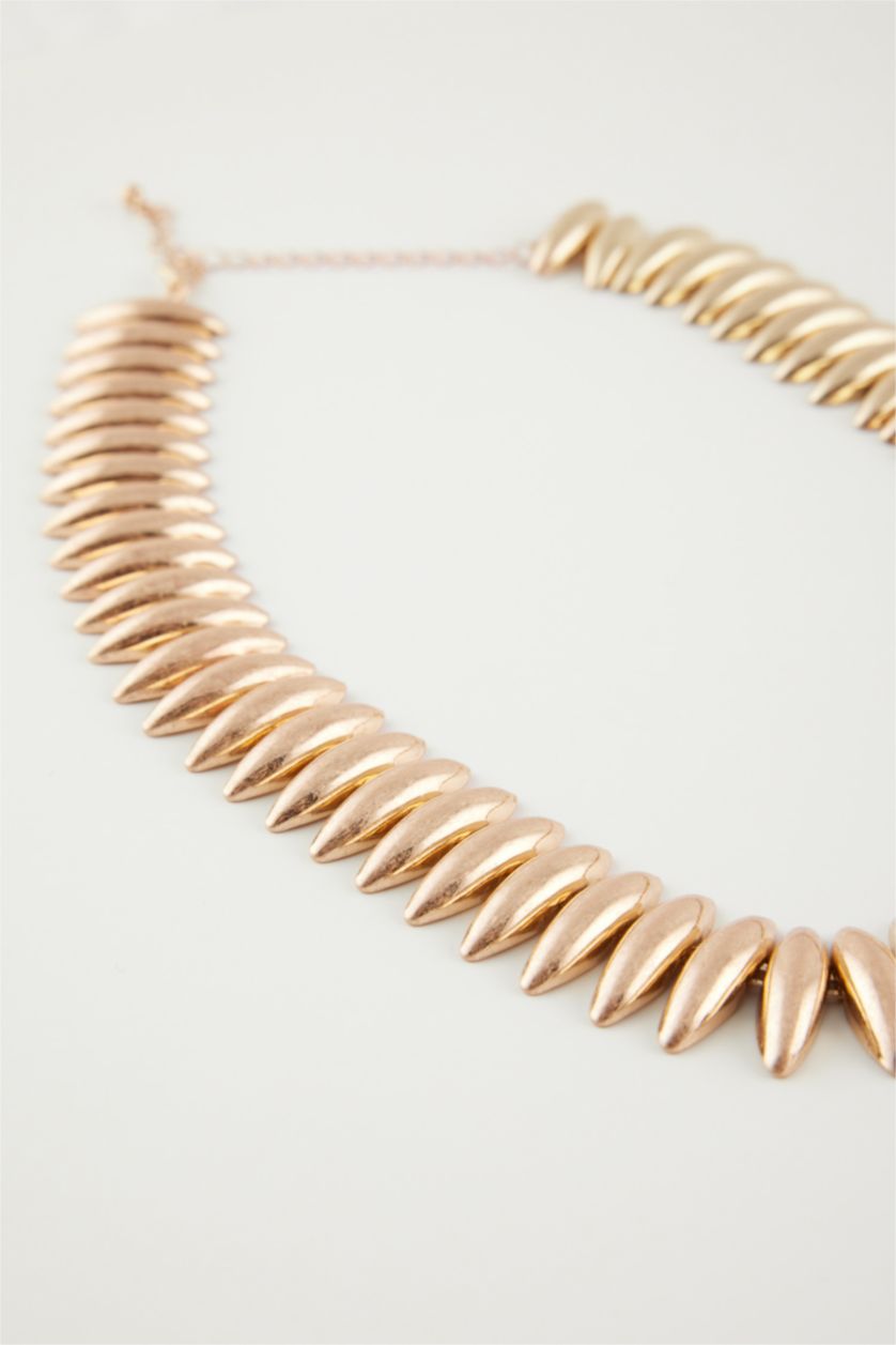 WOMAN Altın Woman Matte Gold Necklace