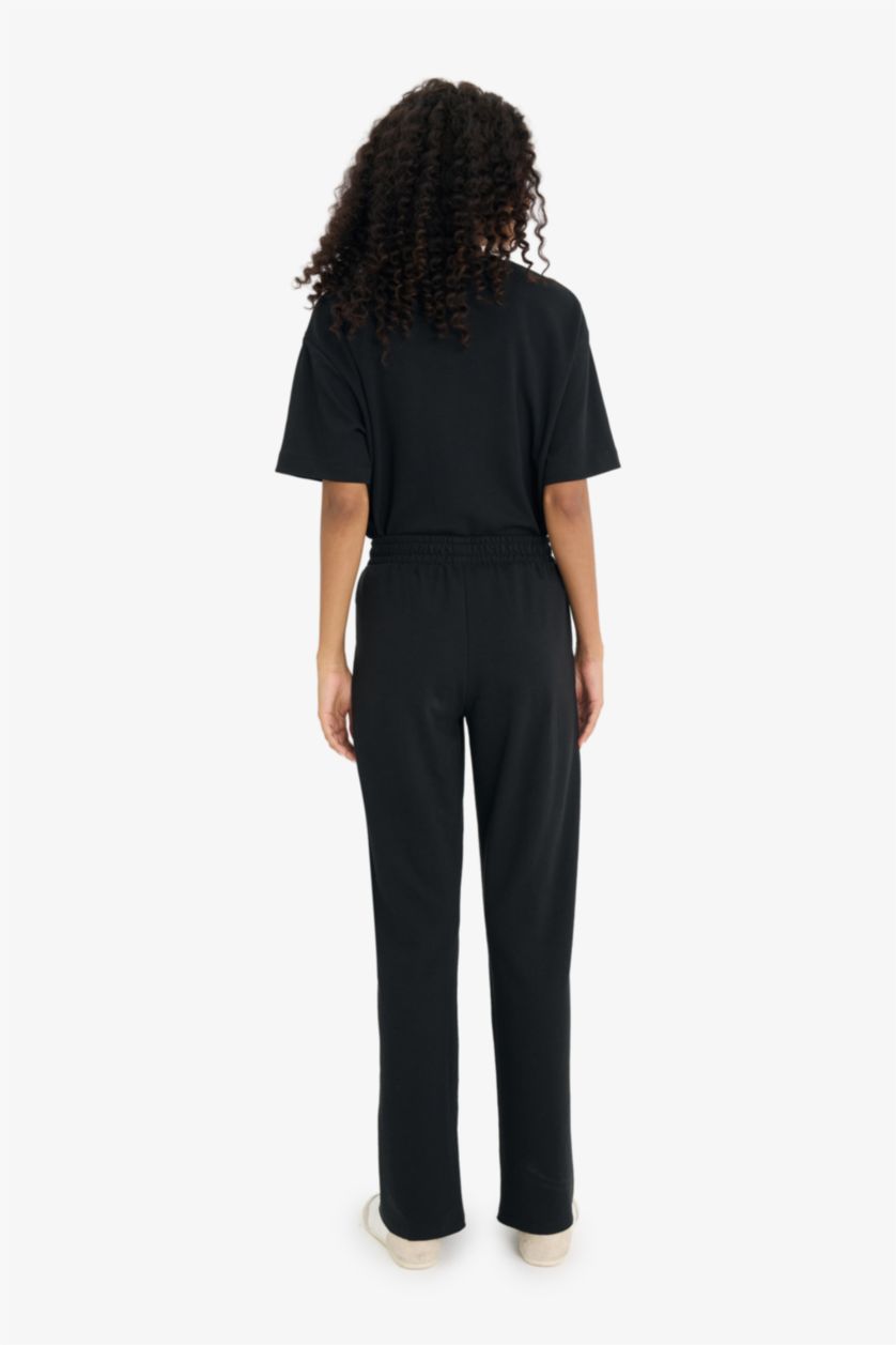 WOMAN Black Wide Leg Trousers