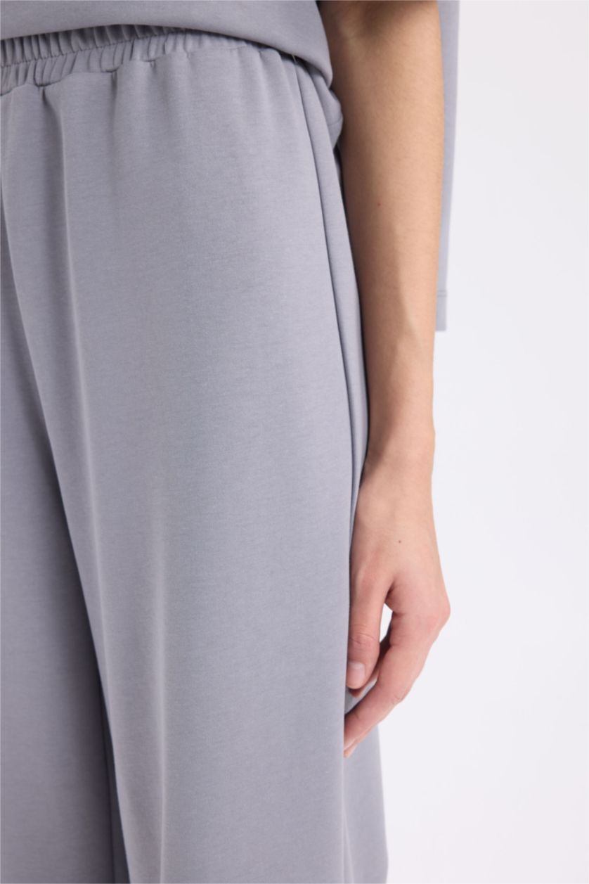 Әйелдерге Ашық сұр тік пішім негізгі Шалбар