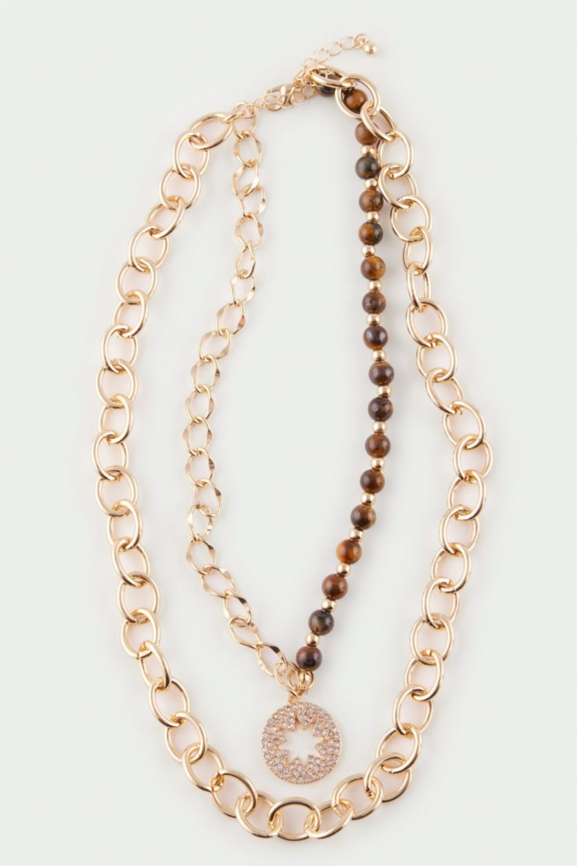 Kadın Karma Kadın Zincir Kolye