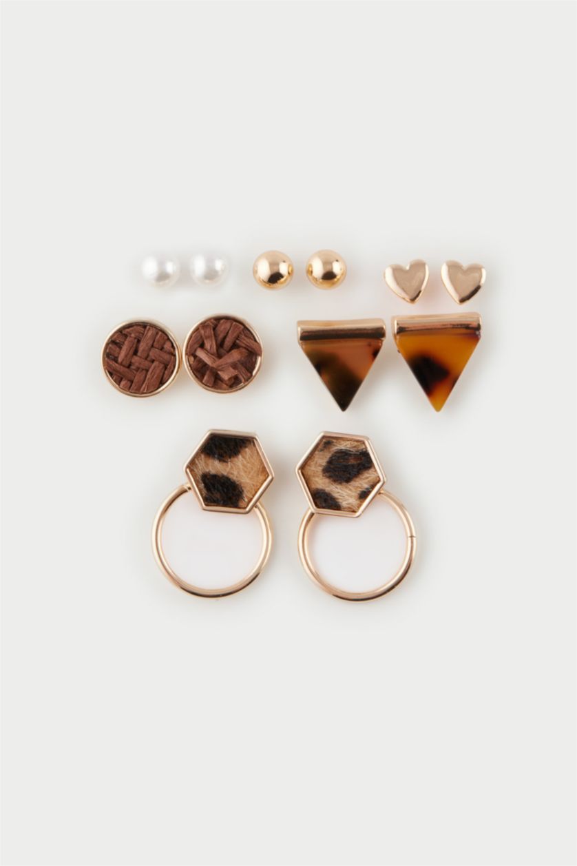 Women TRIXI - leopard 6 piece Earring