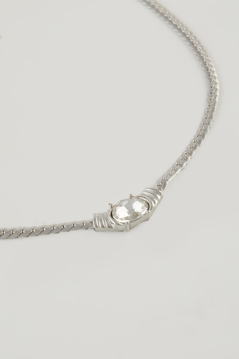 Kadın Gümüş Kadın Taşlı Silver Kolye
