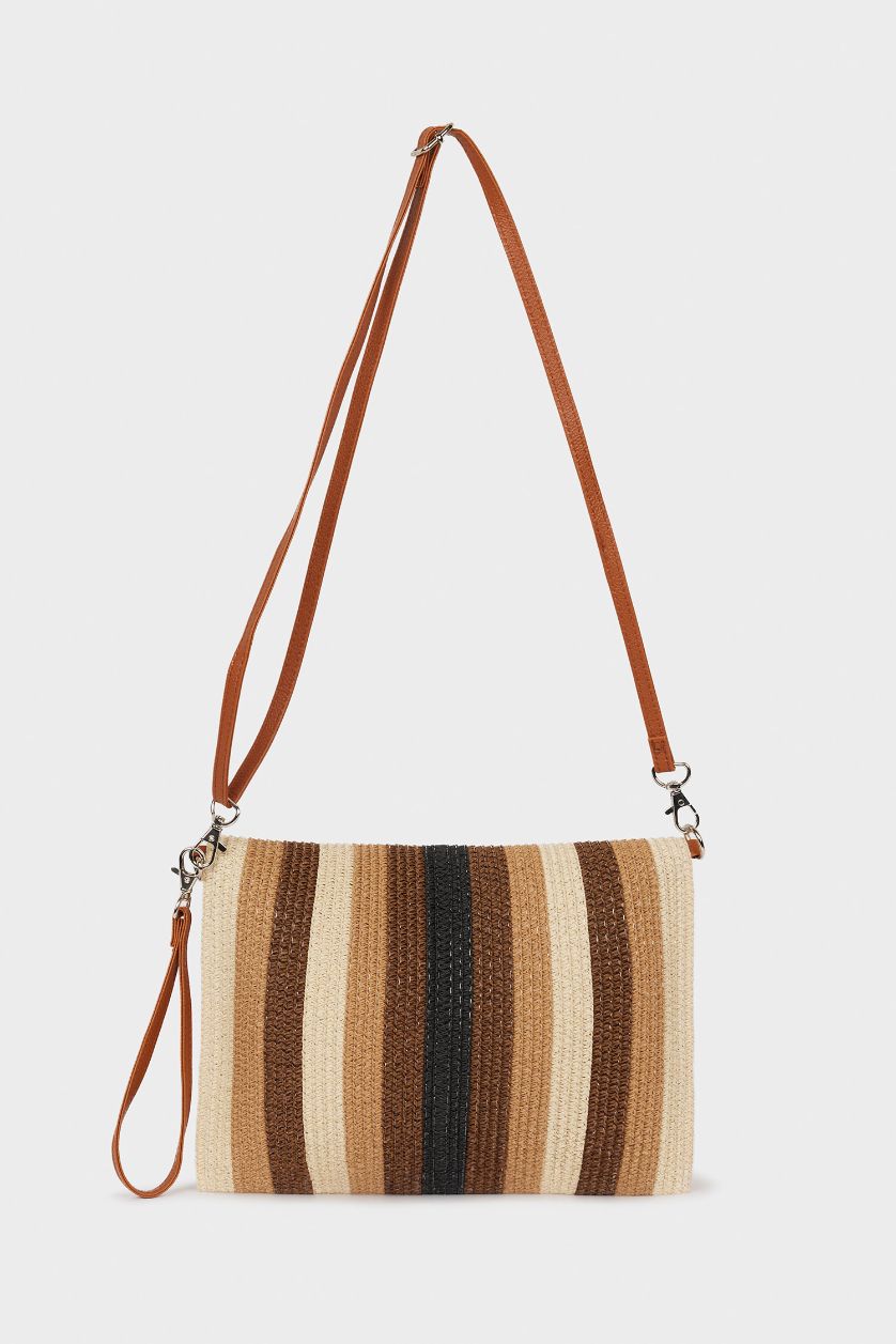 Kadın Açık Kum Kadın Hasır Omuz Çantası