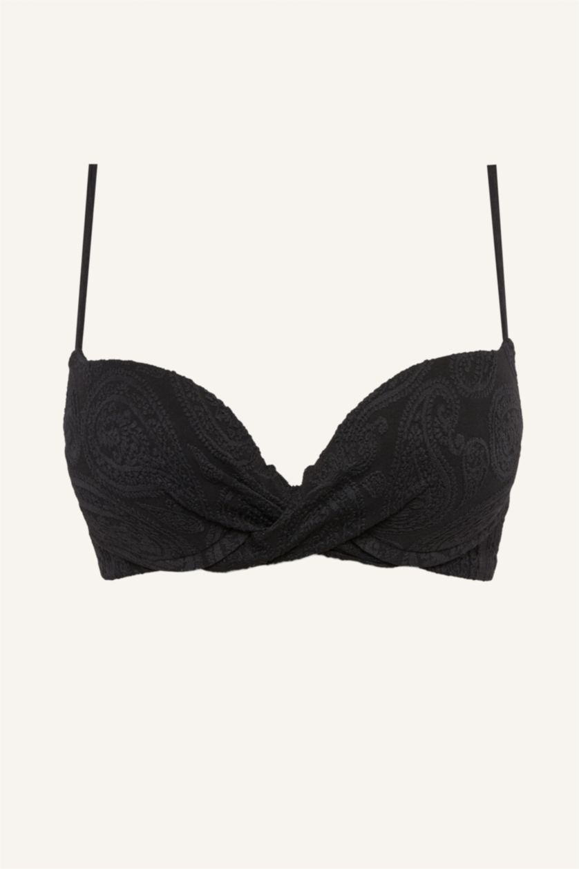 Women Black Bikini Top
