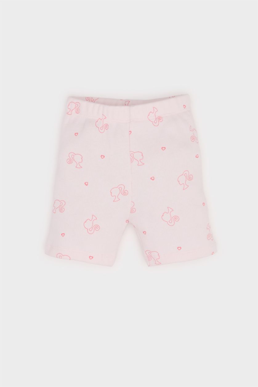 BABY GIRL Light Pink Baby Girl Barbie Corduroy Camisole Top Shorts 2 Piece Pajama Set