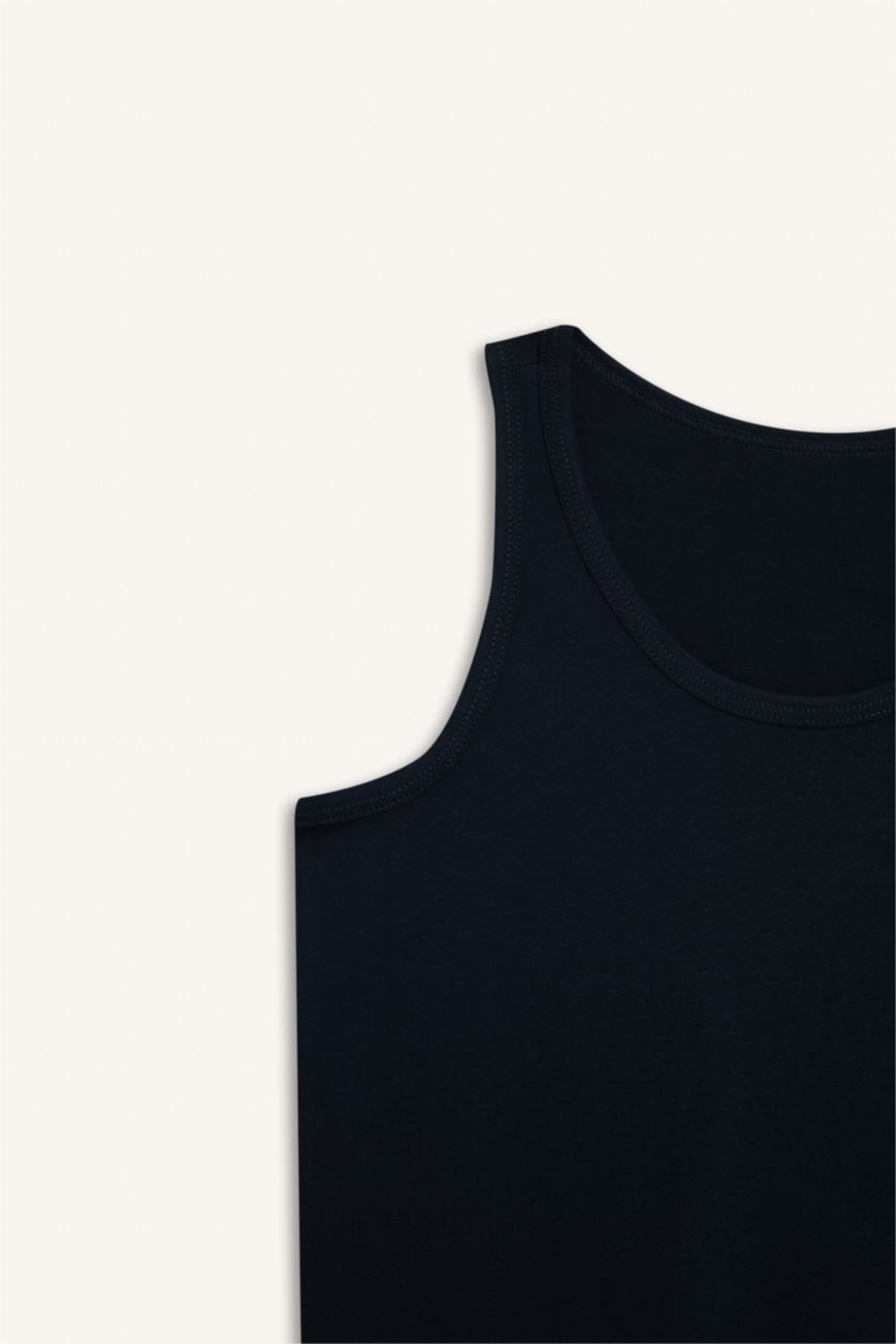 Young Boys - Teen Boys NAVY Boy 2 piece Regular Fit Printed Tank Top