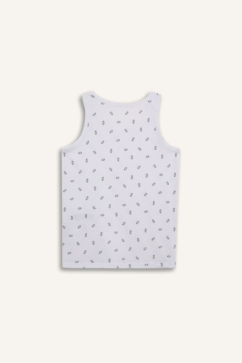 Young Boys - Teen Boys NAVY Boy 2 piece Regular Fit Printed Tank Top