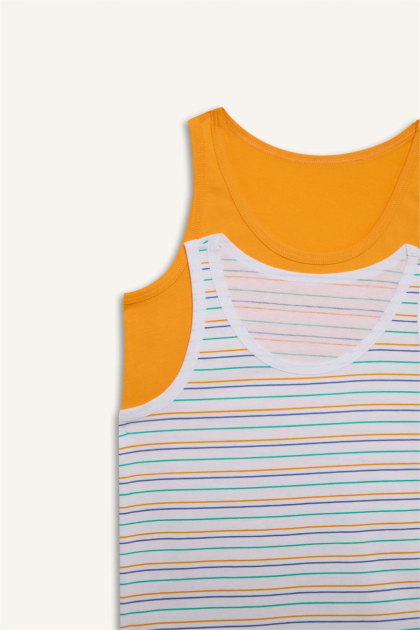 أولاد برتقالي ديباردور أولاد مخطط قصة عادية من قطعتين