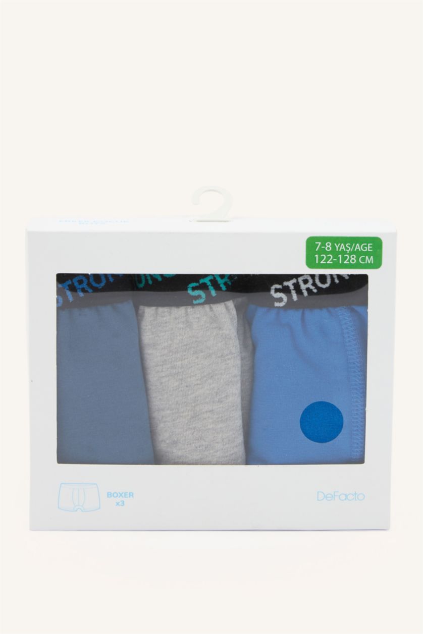 Boys & Teens Royal Boy 3 Piece Blue Boxers
