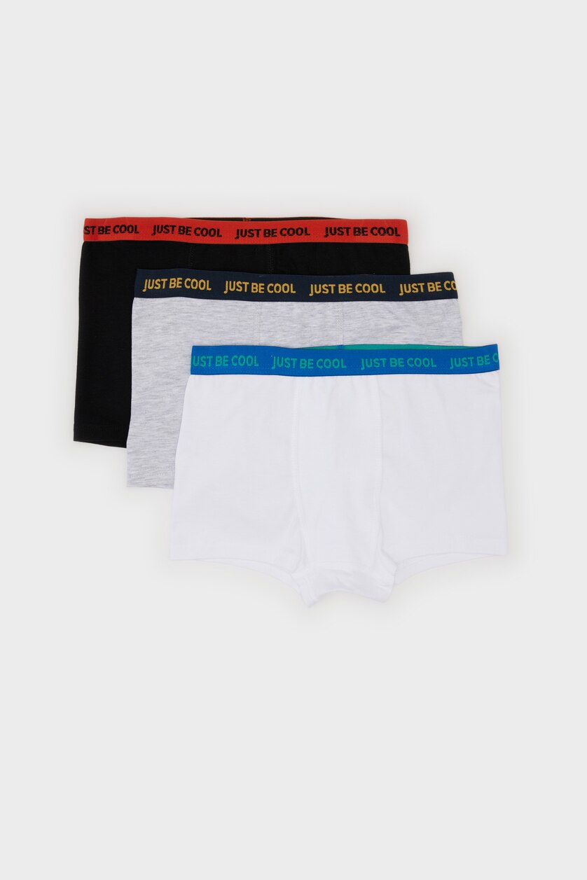 Erkek Çocuk - Genç Erkek Siyah 3'lü Boxer Erkek Çocuk