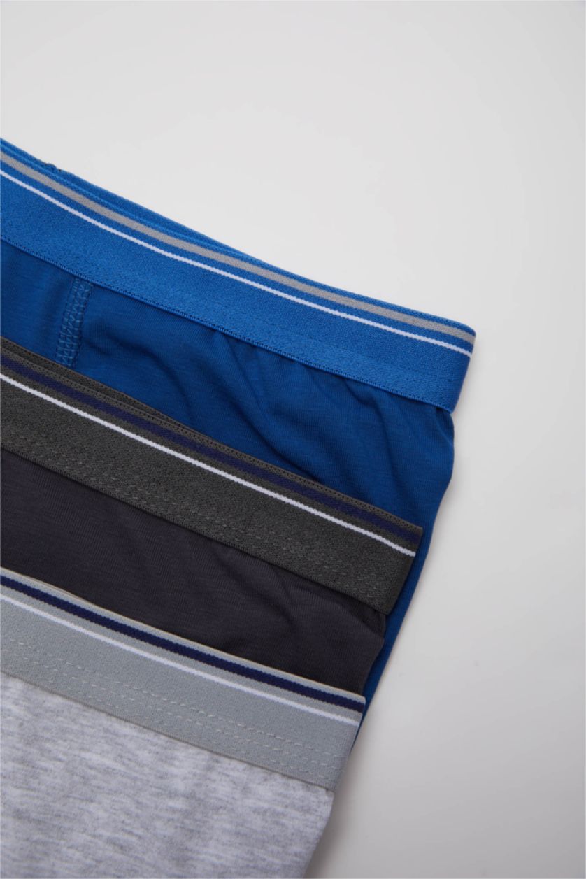Erkek Çocuk - Genç Erkek Koyu Mavi 3'lü Boxer Erkek Çocuk