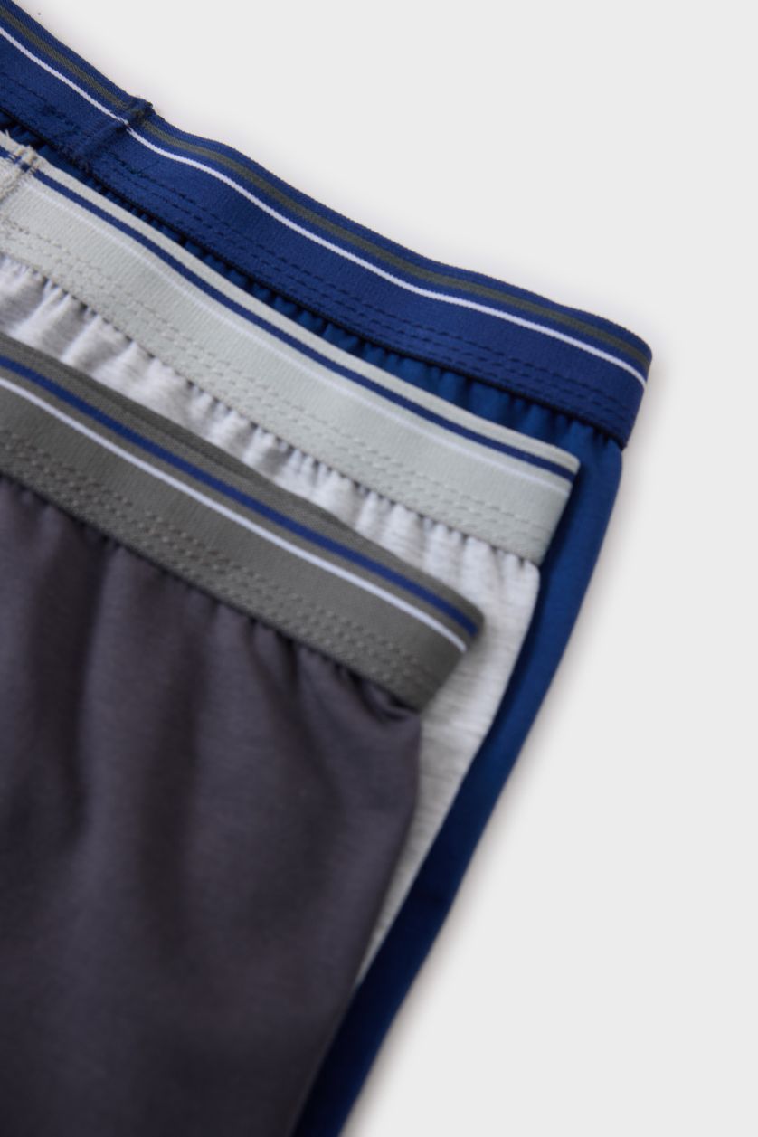 Erkek Çocuk - Genç Erkek Koyu Mavi 3'lü Boxer Erkek Çocuk