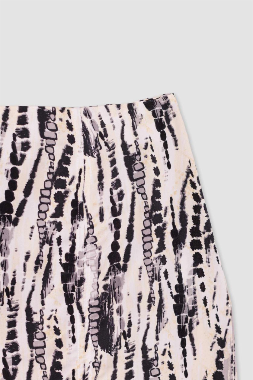 WOMAN Grey A Line Midi