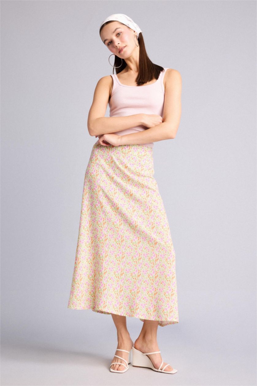 WOMAN Red A Line Maxi