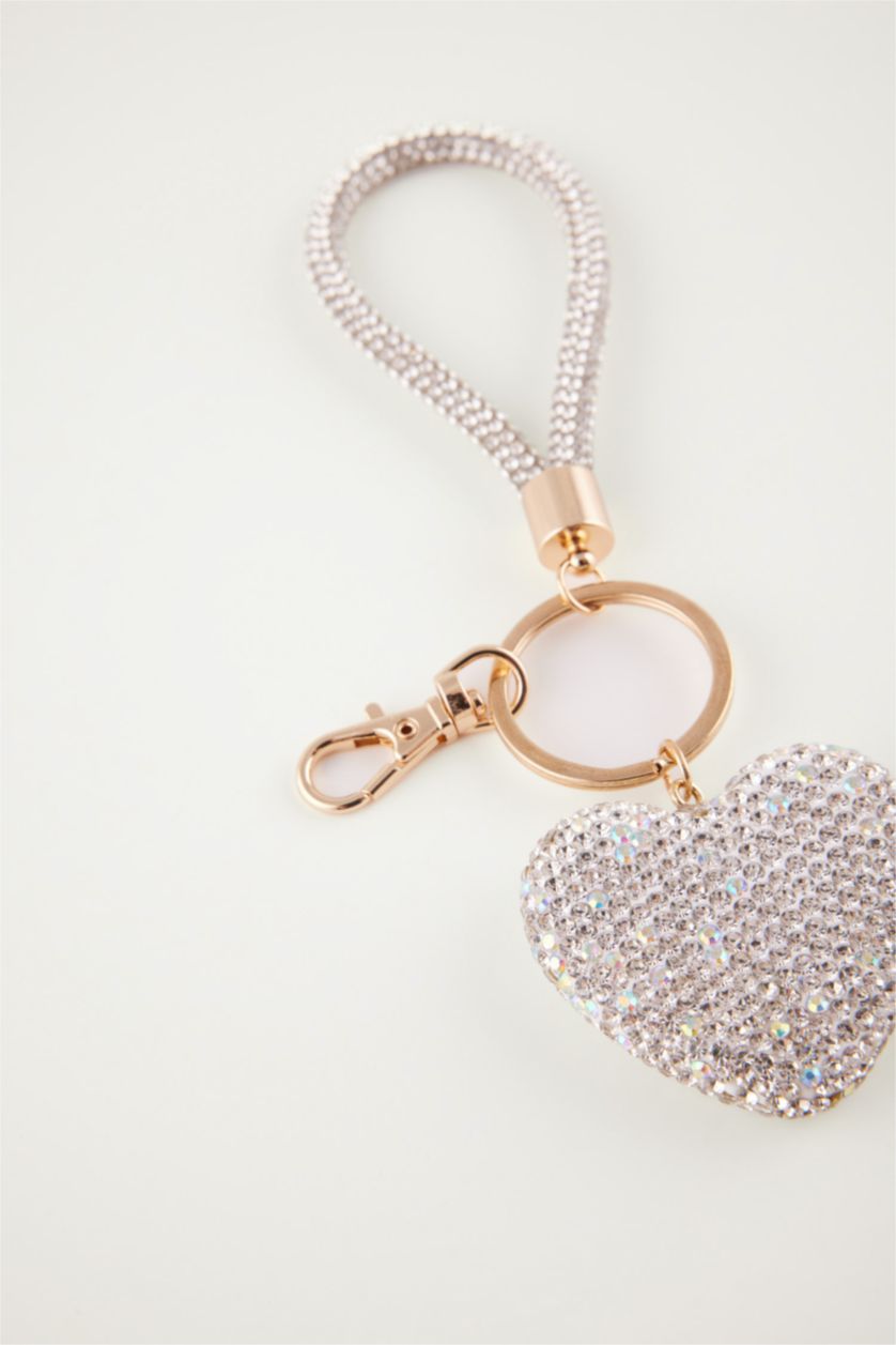 حريمي MIXED ميدالية مفاتيح حريمي على شكل قلب