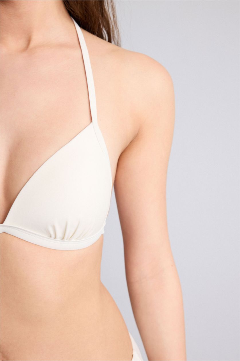 FEMME Blanc Haut de bikini Coupe régulière